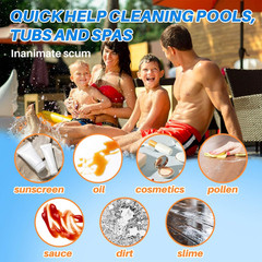 RAINFLOW 16PCS Pool Oil Absorbing Sponge – Pool Sponges That Soak up Oil Hot Tub