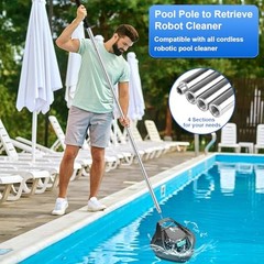 succulentlovers Pool Retrieval Hook with 70 Inch Adjustable Stainless 1pcs long