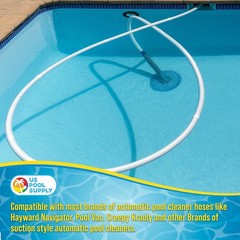 Complete Pool Vacuum Hose Set, 40 Inch Sections Designed for Most Cleaner Brands
