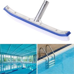 UNCO Aluminium Pool Brush Head – 17.3 in, Wall & Tile Brush, Nylon Bristles for
