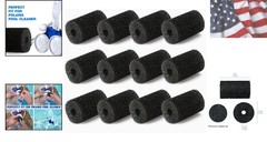 for Polaris Pool Cleaner Parts, 12 Pack Sweep Hose Tail Scrubbers Replacement…