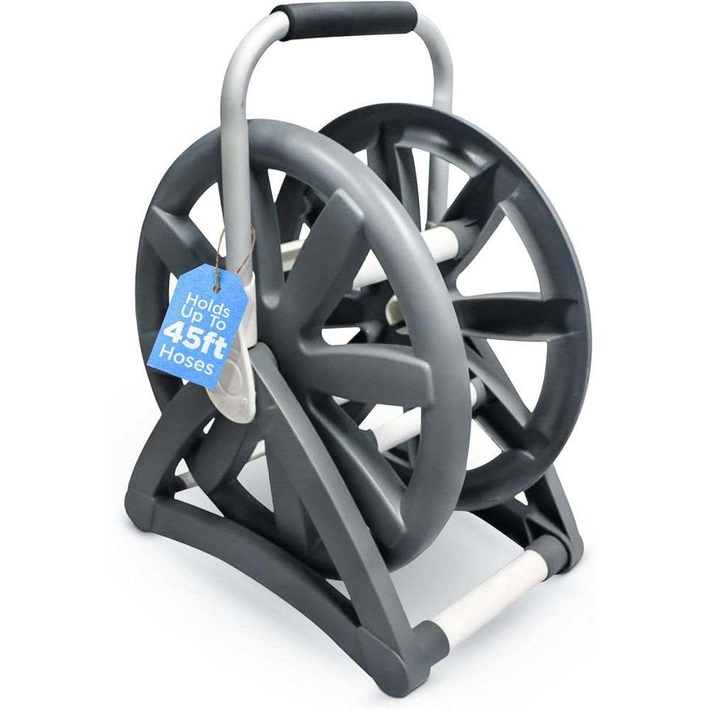 Pool Hose Reel, Stores Up To 45ft Vacuum Hose, Pool Maintenance Accessory