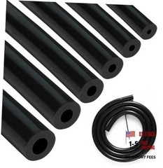 Silicone Vacuum Hose 3mm+4mm+5mm+6mm+8mm+10mm Inner Diameter Black