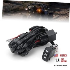 UTV Turn Signal Wiring Harness Kit with Rocker Switch & Flasher Relay, 12V/24V