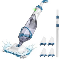 Wireless Pool Vacuum Cleaner, 18.5 GPM Suction