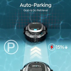 TALOSBO S2 Powerful Cordless Pool Vacuum for Above-Ground & Flat Pools