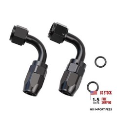 90 Degree Aluminum Swivel Hose End Fitting for Braided CPE Fuel 8AN 90Degree