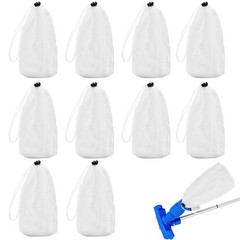 10* Pool Vacuum Filter Bags Pool Leaf Vacuum Cleaner Fine Mesh Nylon Pouch