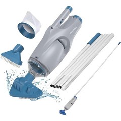 Cordless Handheld Pool Vacuum for Spas and Small Pools Up to 20ft Light Duty