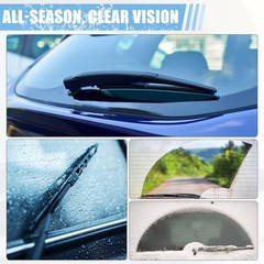 Rear Windshield Wiper Blade Arm Set Back Wiper Assembly Replacement Fit for