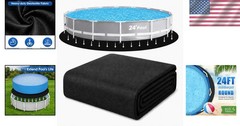 Geotextile Fabric Pool Pad 24ft Durable Under Liner Solution for Grass Free Area