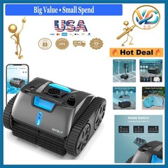 C1 Max Robotic Pool Vacuum Inground Pool Cleaner APP Wall Climbing