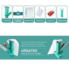Upgrades Pool Spa Pond Mini Jet Vac Vacuum Cleaner Updated Pool Jet Vacuum