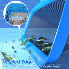 3-In-1 Pool Cleaning Kit Full Set – 18In Rounded End Pool Brush & Ergonomic Pool