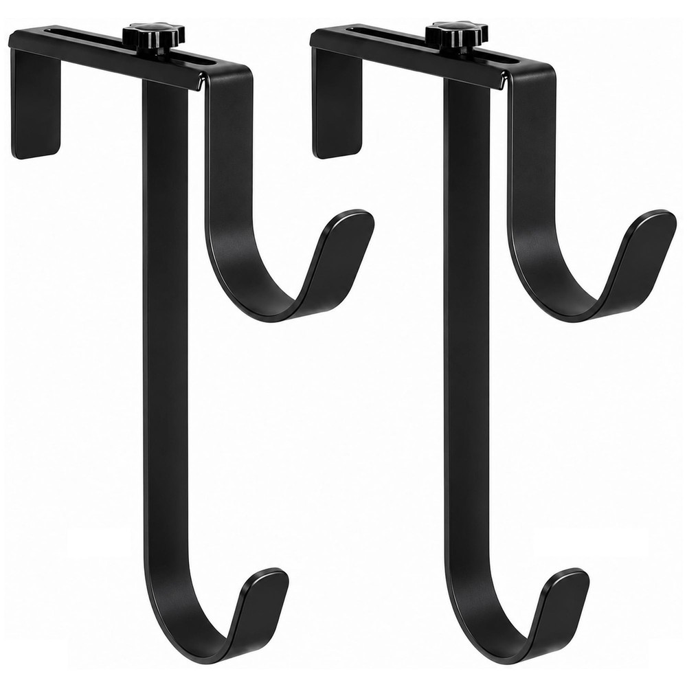 2 Pcs Double Pool Fence Hooks for Pool Equipment, Adjustable Pool Pole Hanger…