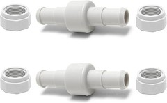 ATIE 280, 380, 180 Pool Cleaner Hose Swivel D20 and Hose Nut D15 Combo Kit