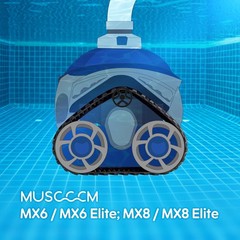 MUSCCCM 2 Pack R0526100 Pool Cleaner Tire Track Replacement for 2 Pack, Black