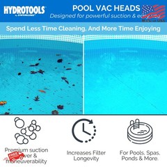 SWIMLINE HYDROTOOLS Manual Vacuum Head Attachment For Inground & Above Ground Po