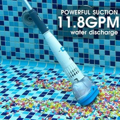 Rechargeable Hot Tub Vacuum Cleaner Spa Magnetic Drive System Ultra Fine Mesh
