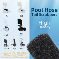 12 Pack Tail Scrubber Replacement for Polaris Pool Cleaner Parts, High Densit…