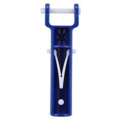2Pcs Blue Swimming Pool V Shape Clip Brush Head Handle Replacement Pool