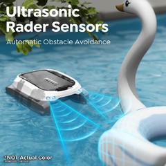 (2026 New) TALOSBO SK01 Solar Powered Robotic Pool Surface Skimmer, APP Control