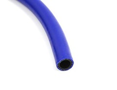 Universal 10ft 1-Ply Reinforced High Temperature Silicone Vacuum Hose 13mm Blue