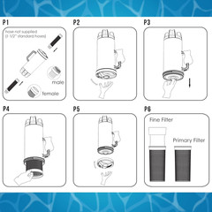 Pool Leaf Catcher – Heavy Duty Inline Pool Leaf Canister, Vacuum for Inground Cl