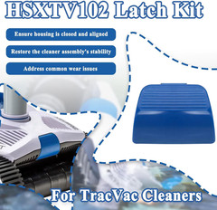 2 Pcs Blue HSXTV102 Latch Kit, Tracvac Cleaner Top Cover Clip | Solid Plastic Bu