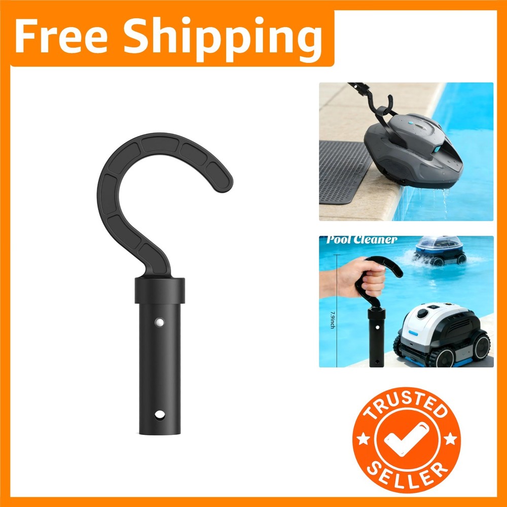 User-Friendly Pool Cleaner Hook – Fits All Robotic Vacuums, Above & Below Ground