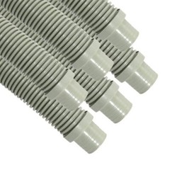 Puri Tech Vacuum Hose Navigator Pool Vac Ultra Aquabug 1.5in x 4ft Lt Grey 6 pk