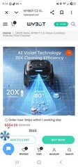 (2026 New) WYBOT C2 Vision Cordless Robotic Pool Cleaner WARRANTY INCLUDED