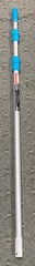 14 ft Aluminum Telescopic Pool Pole in Silver & Teal Extendable Twist