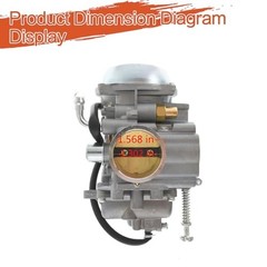 Carburetor and Intake Boot Replacement for Polaris Hawkeye 300 2006-2010