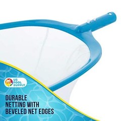 U.S. Pool Supply Professional Swimming Pool Leaf Skimmer Net with Ultra Fine