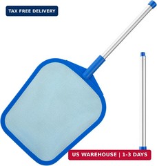 Tavaleu Pool Skimmer, Hot Tub Skimmer Spa Net with Pole, 26 », Ultra Fine Mesh S