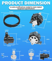 R0997900 Suction Cleaner Tune Up Kit Parts Fits Polaris Atlas Atlas XT MAXX