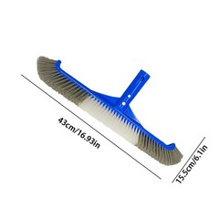 Heavy Duty Swimming Pool Brush Wall Floor Cleaning Head Algae Scrubber
