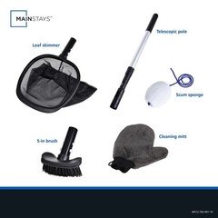 Maintenance Kit Spas Small Pools 5 Piece Cleaning Adjustable Durable Strong New