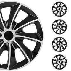 Snap On Hubcap Rim 16 inch Auto Tire Replacement Exterior Cap OEM 16in black