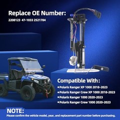 2208123 Fuel Pump Assembly Replacement for Polaris 2208123 47-1033 2521784