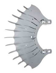 Front Disc, Zodiac T5 Duo, Textured, Silver