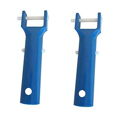 Pool Vacuum Head Handle Replacement Kit with V-Clip & Pin for Pool Spa BLUE