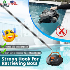 Hook for Pool Robot Vacuum Robotic Pool Cleaner Retrieval Hook with Swimming Poo