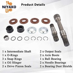 Front Right Intermediate Shaft Inner Shaft Kit Replacement# 68257420AF
