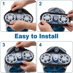 R0526100 Track Pool Cleaner Wheel Tire for MX8 / MX6 – Tires for MX8 Elite, M…
