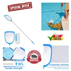 Efficient 62 » Pool Skimmer Net – Lightweight and Easy to Use for Daily Cleaning