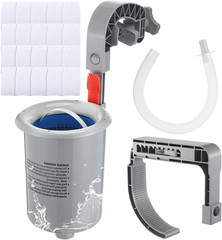 Above Ground Pool Skimmer Kit with 20 Surface Skimmer Socks