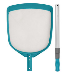 Bluescape Teal & Gray Swimming Pool Skimmer Net with 42 inch