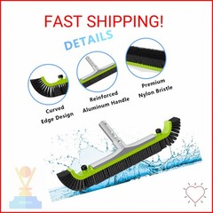 Sepetrel 20” Pool Brush Head for Cleaning Walls,Heavy Duty Inground/Above Ground